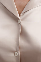 Belted Silk Set - Caramel