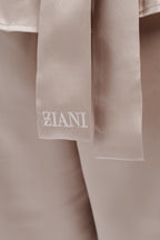 Belted Silk Set - Caramel