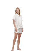 Short Silk Set - Snow White