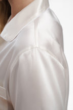 Short Silk Set - Snow White