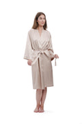 Silk Robe - Caramel