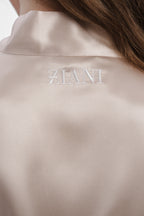 Silk Robe - Caramel