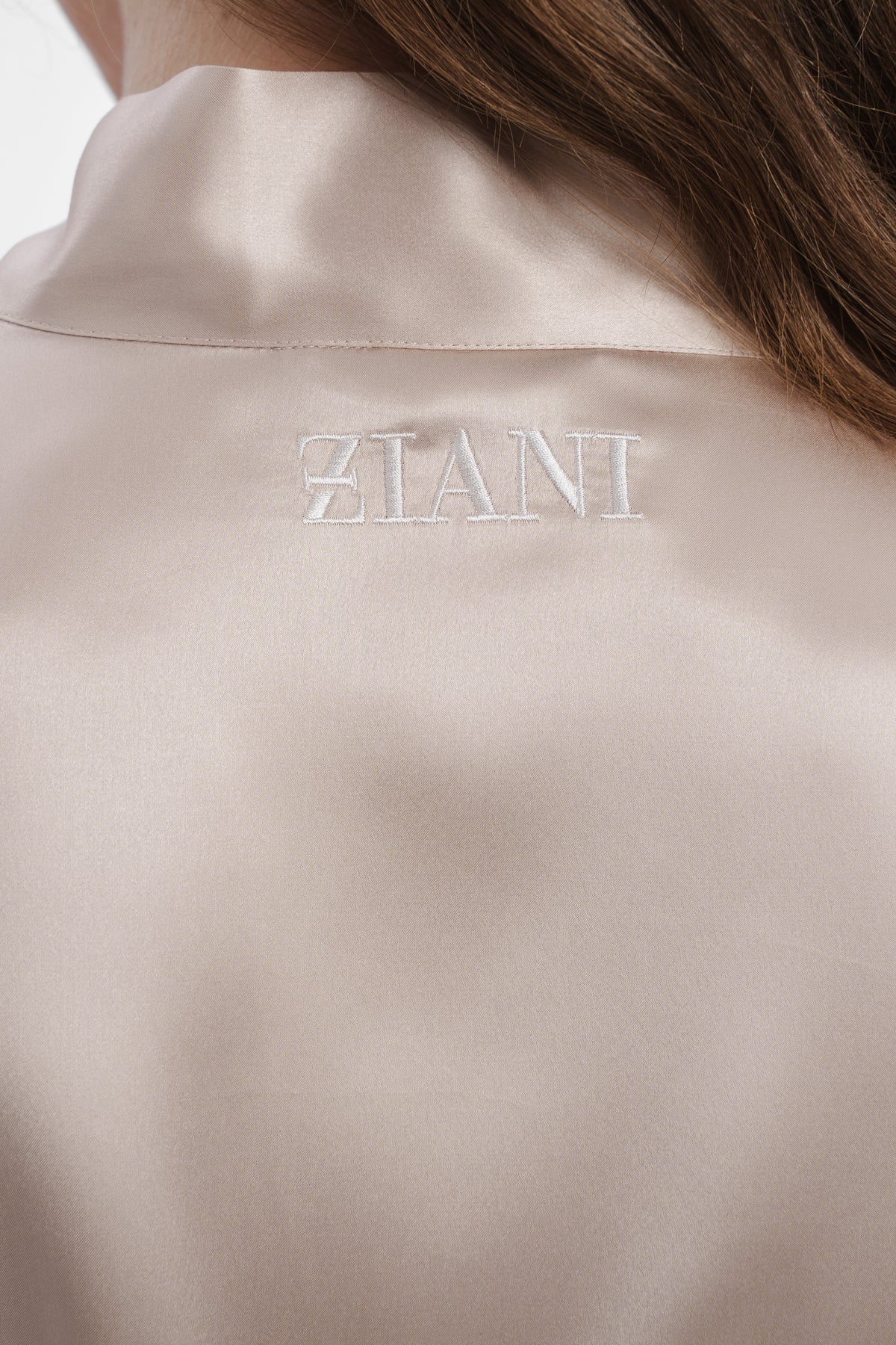 Silk Robe - Caramel